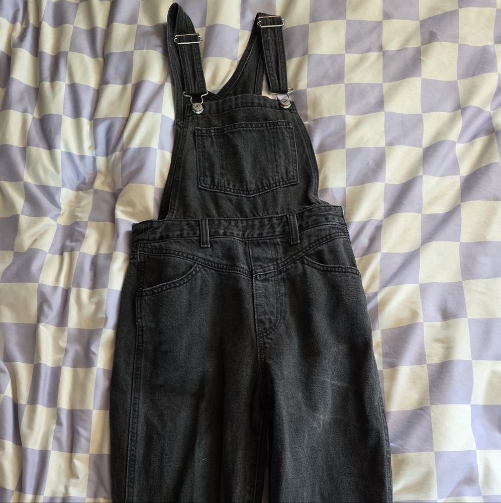 Levi's Black Denim Overalls